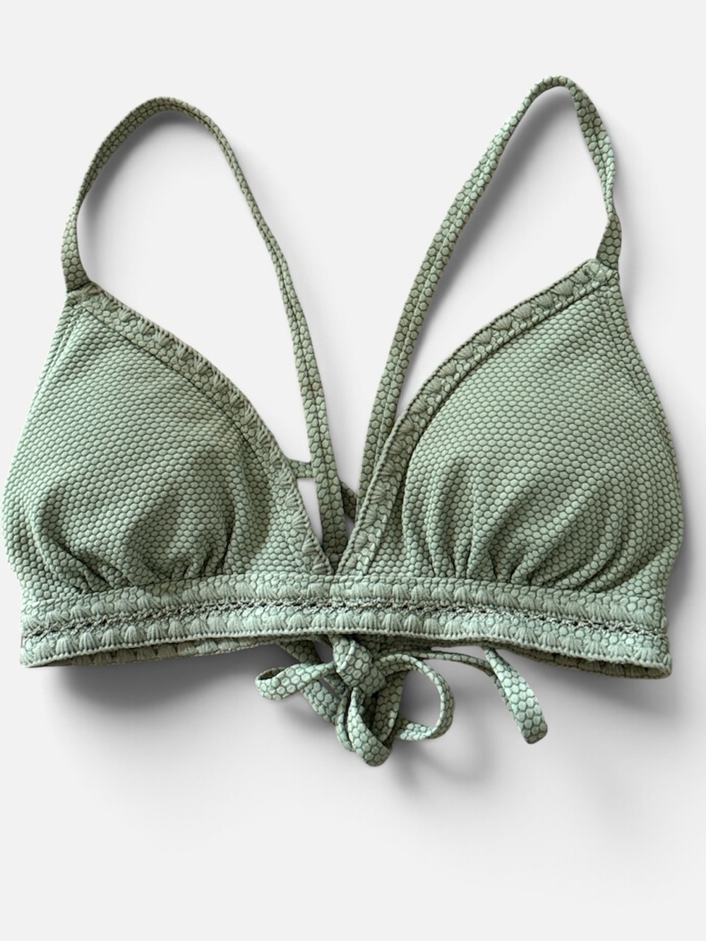 Xhilaration Embroidered Triangle Bralette/Bikini Top!